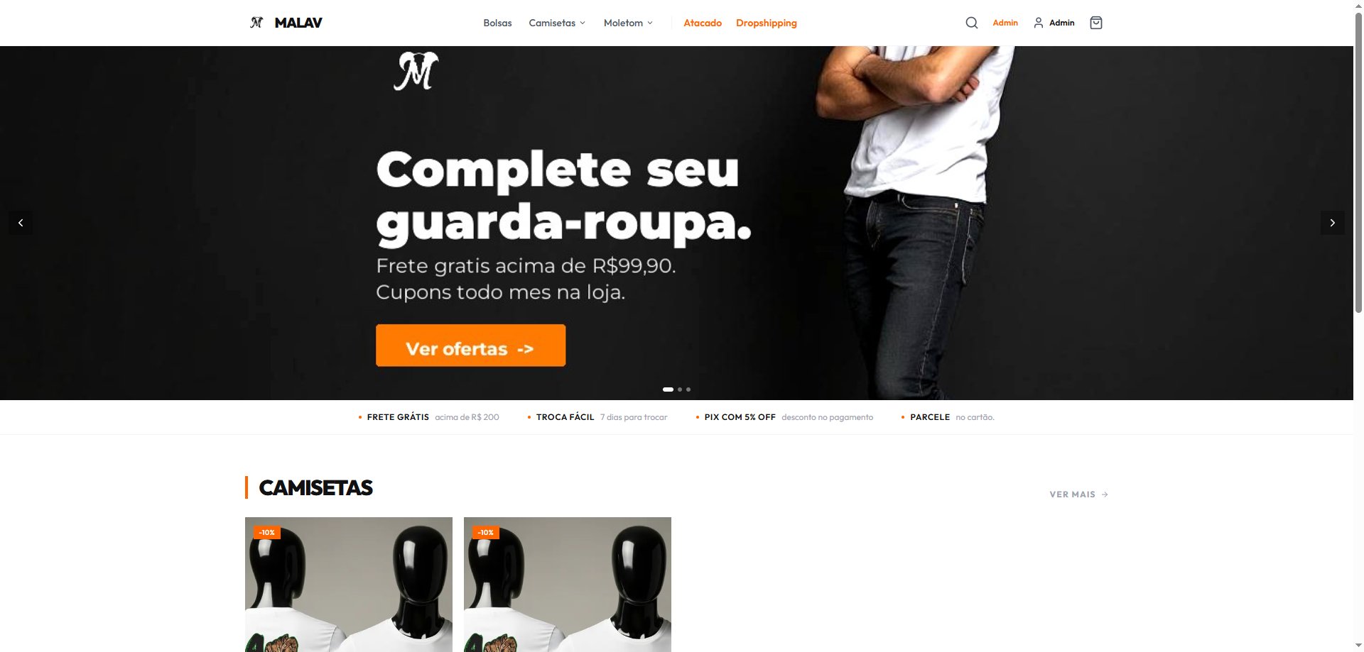 Malav: site completo